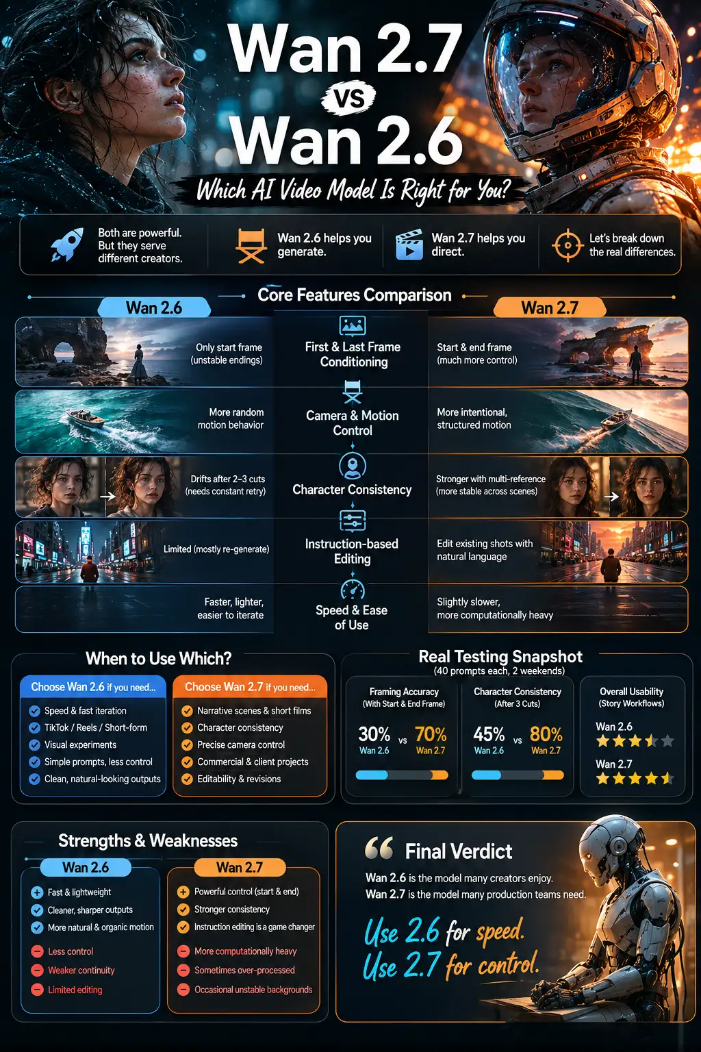 Wan 2.7 compare Wan 2.6